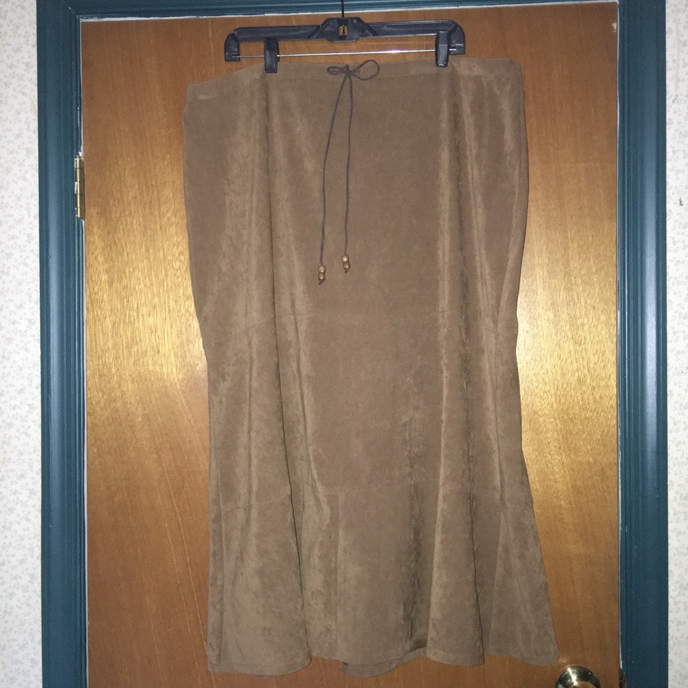 Dressbarn A-line Midi Skirt